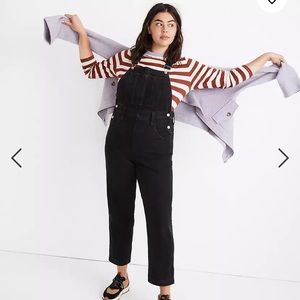 SHIPS FREE! Madewell Overalls in Lunar Wash (Washed Black), Size XL Extra Large